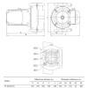 Циркуляционный насос Unipump PF3 40-90 250 (трехскоростной)